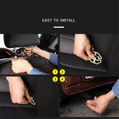 PU Leather Car Seat Organizer